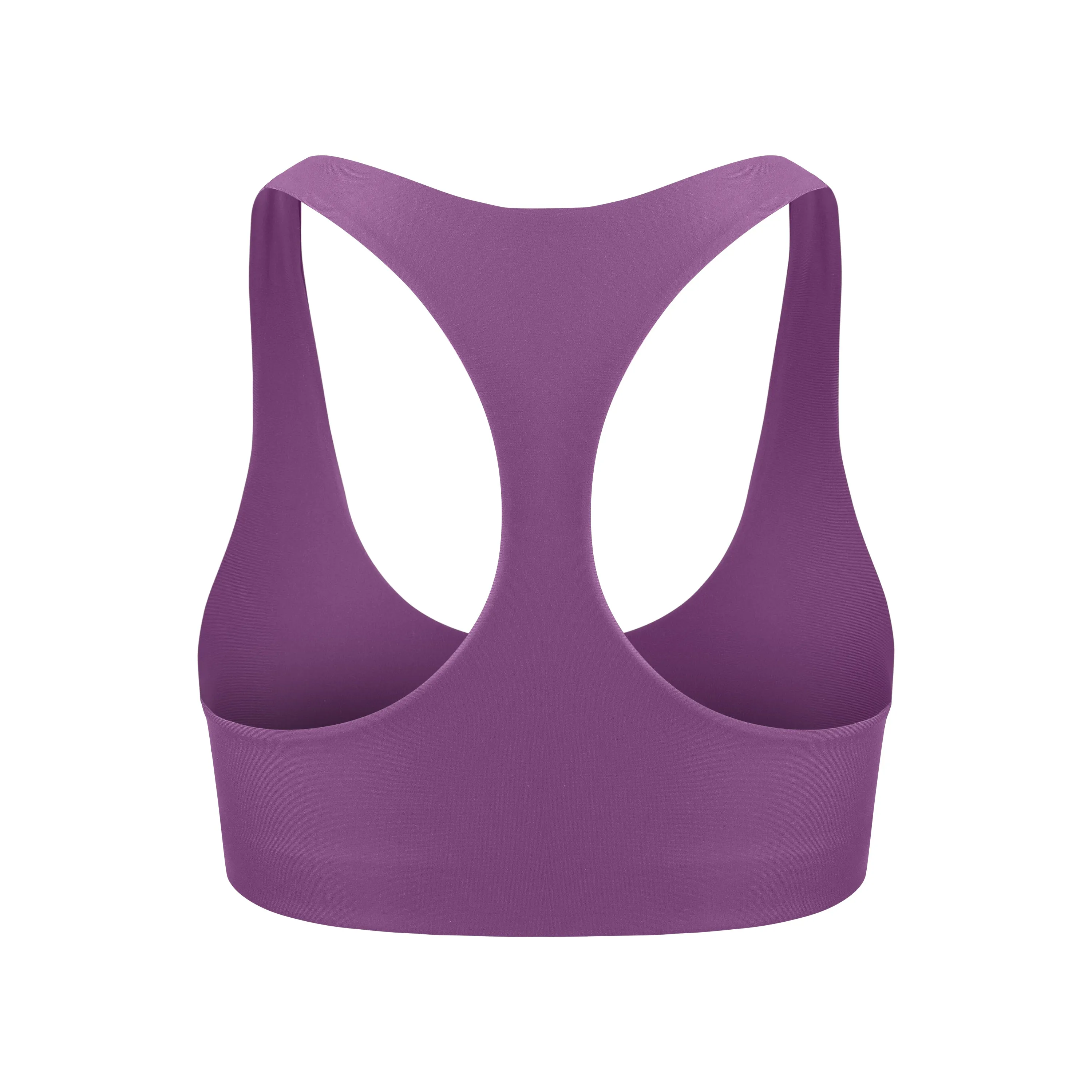 Alva Racerback Sports Bra | Recycled Nylon | Plum