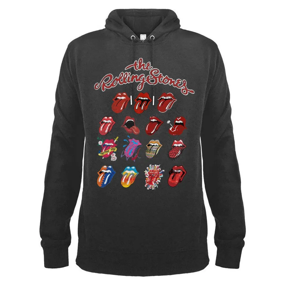 Amplified Unisex Adult Tongue Evolution The Rolling Stones Hoodie