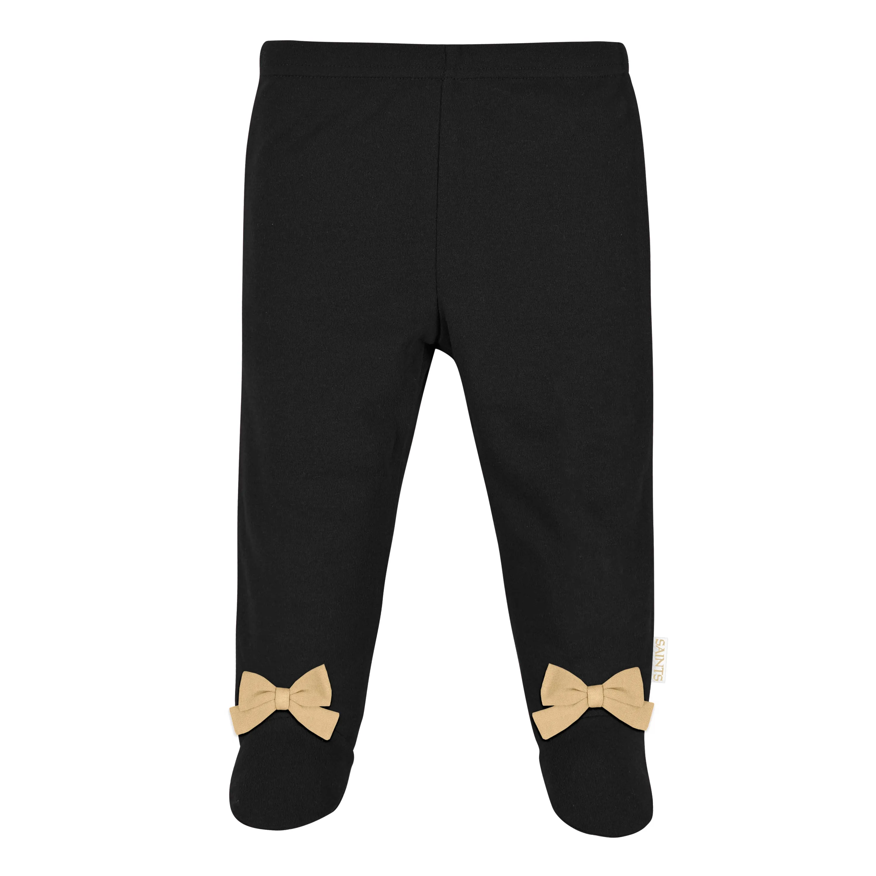 Awesome Saints Baby Girl Bodysuit, Footed Pant & Cap Set