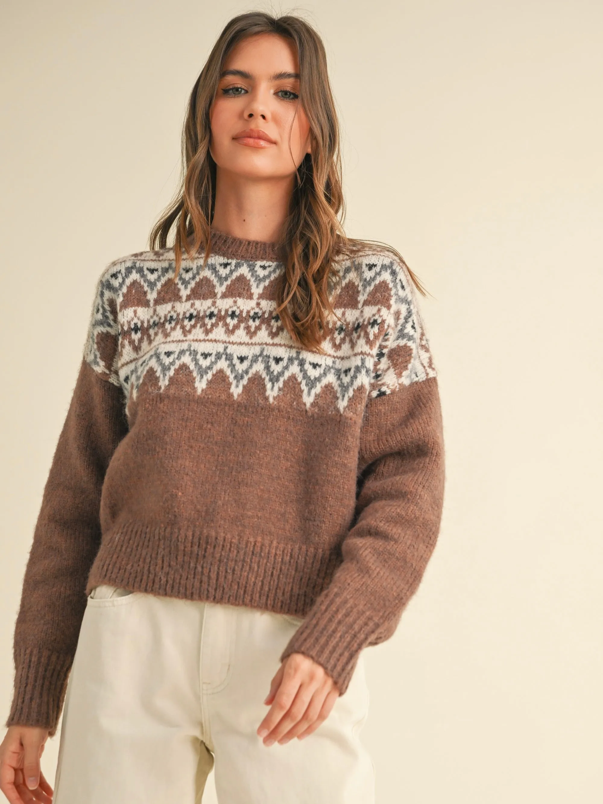 Aztec Pattern Sweater