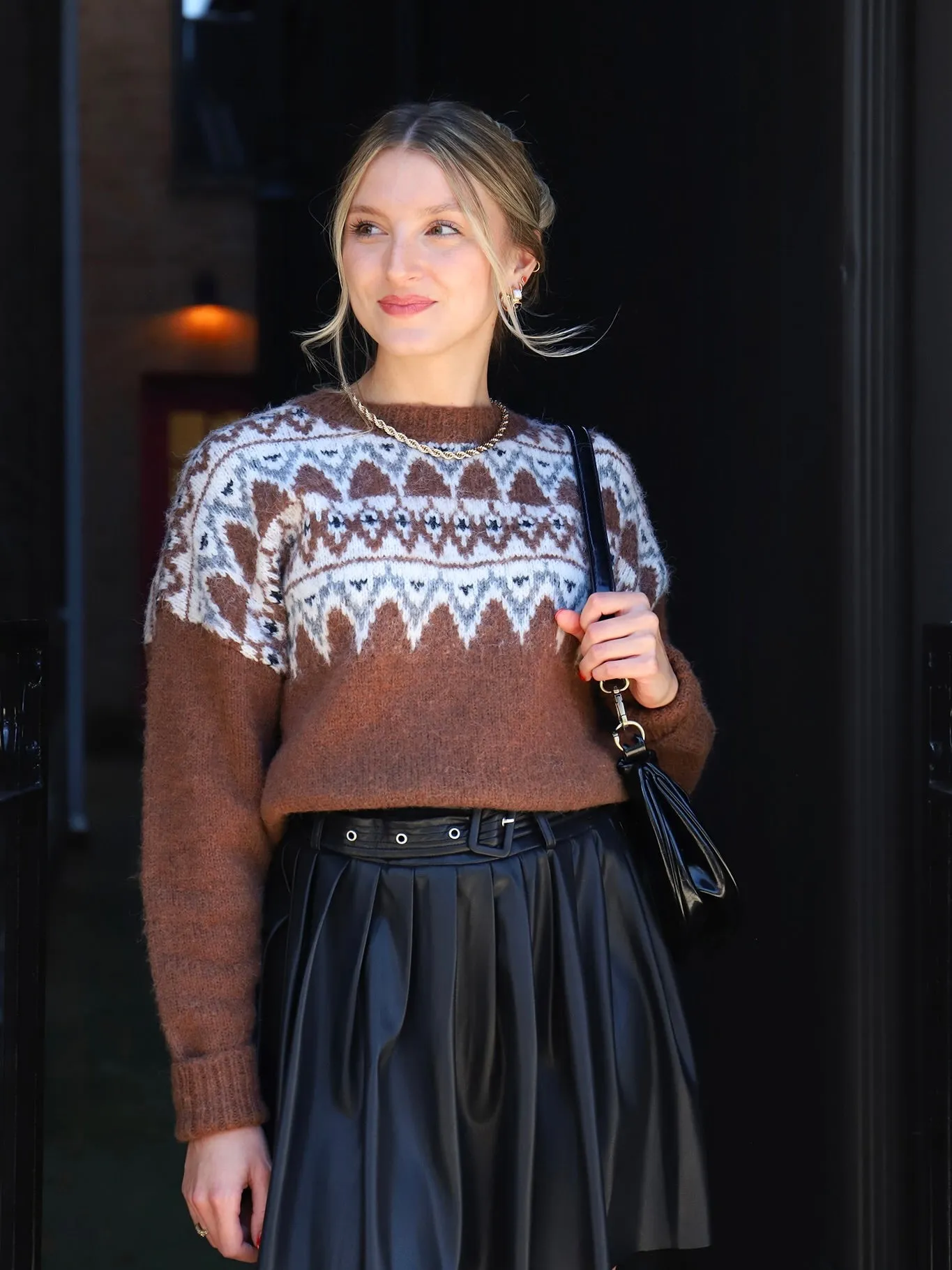 Aztec Pattern Sweater