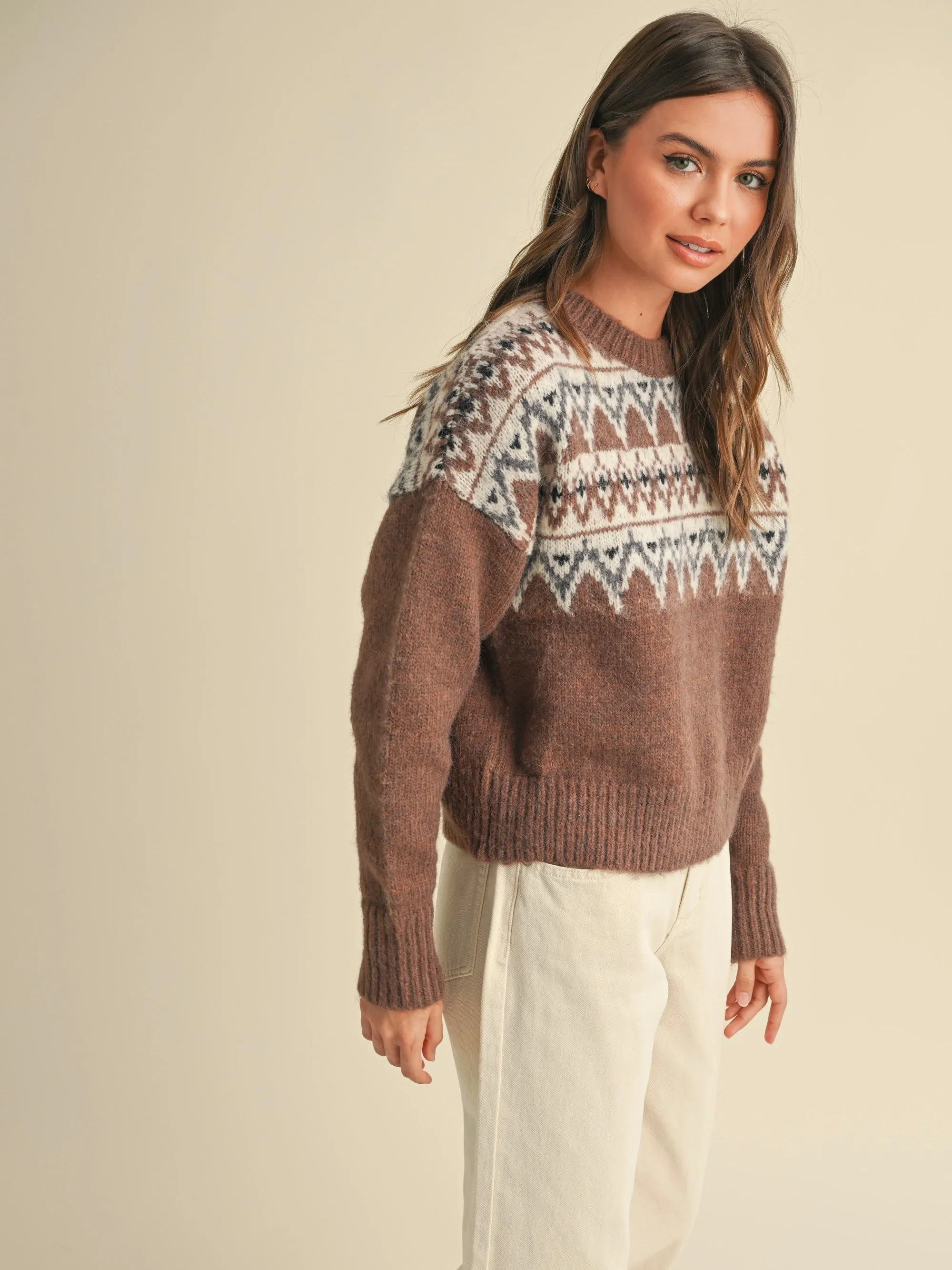 Aztec Pattern Sweater