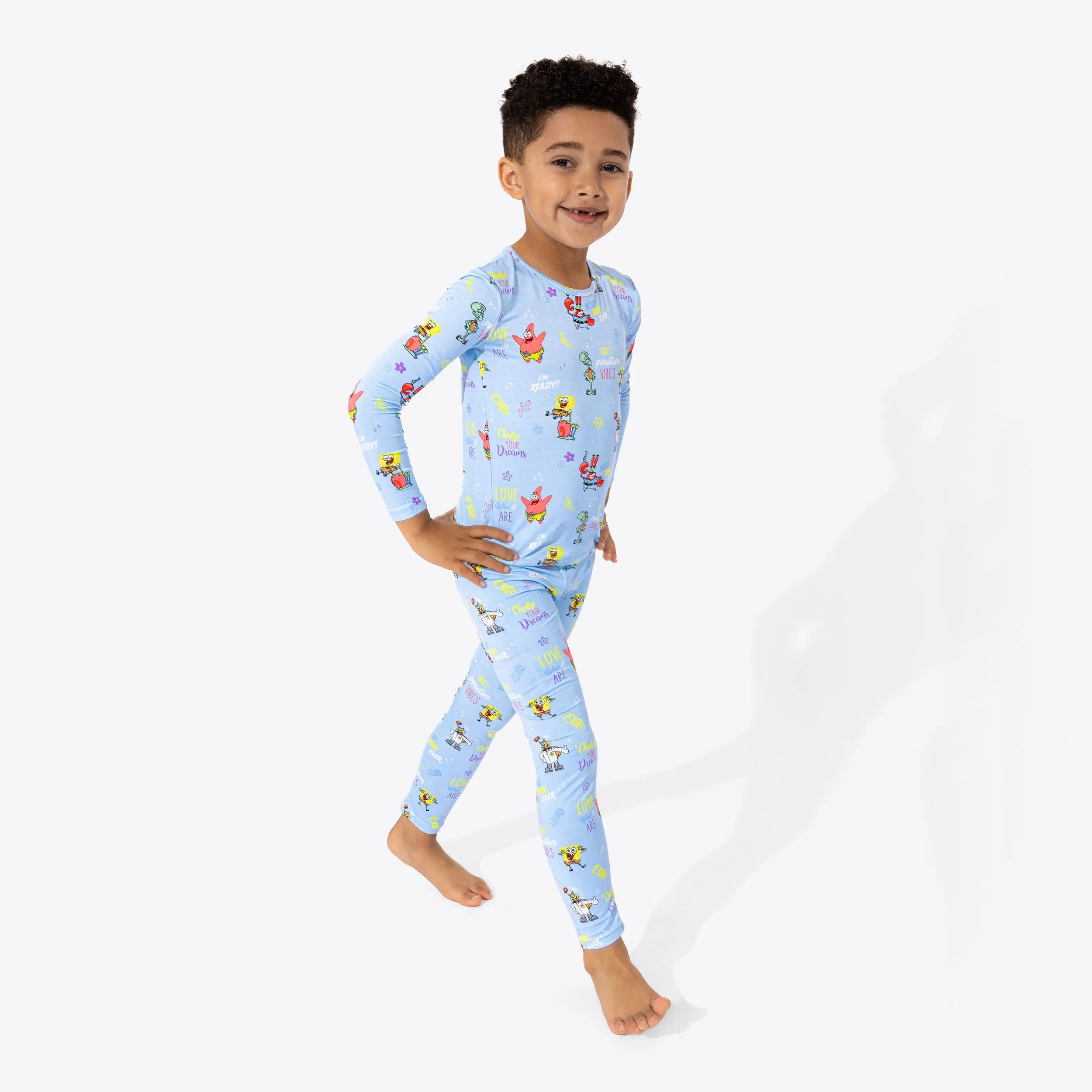 Bellabu Bear 2 piece PJ Set - SpongeBob Good Vibes