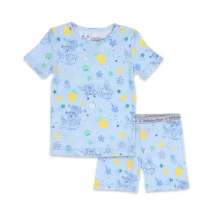 Bellabu Bear x SpongeBob Fun Shells Bamboo Short Sleeve and Shorts Set Pajamas