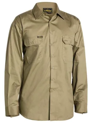 Bisley Cool Lightweight Drill Shirt - Long Sleeve (BS6893)