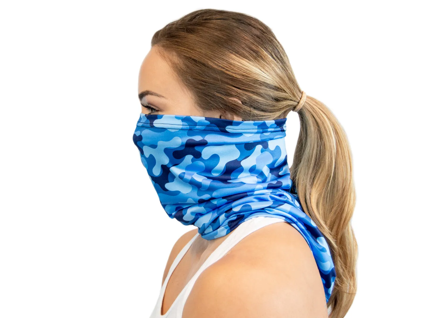 Blue Camo - Neck Gaiter