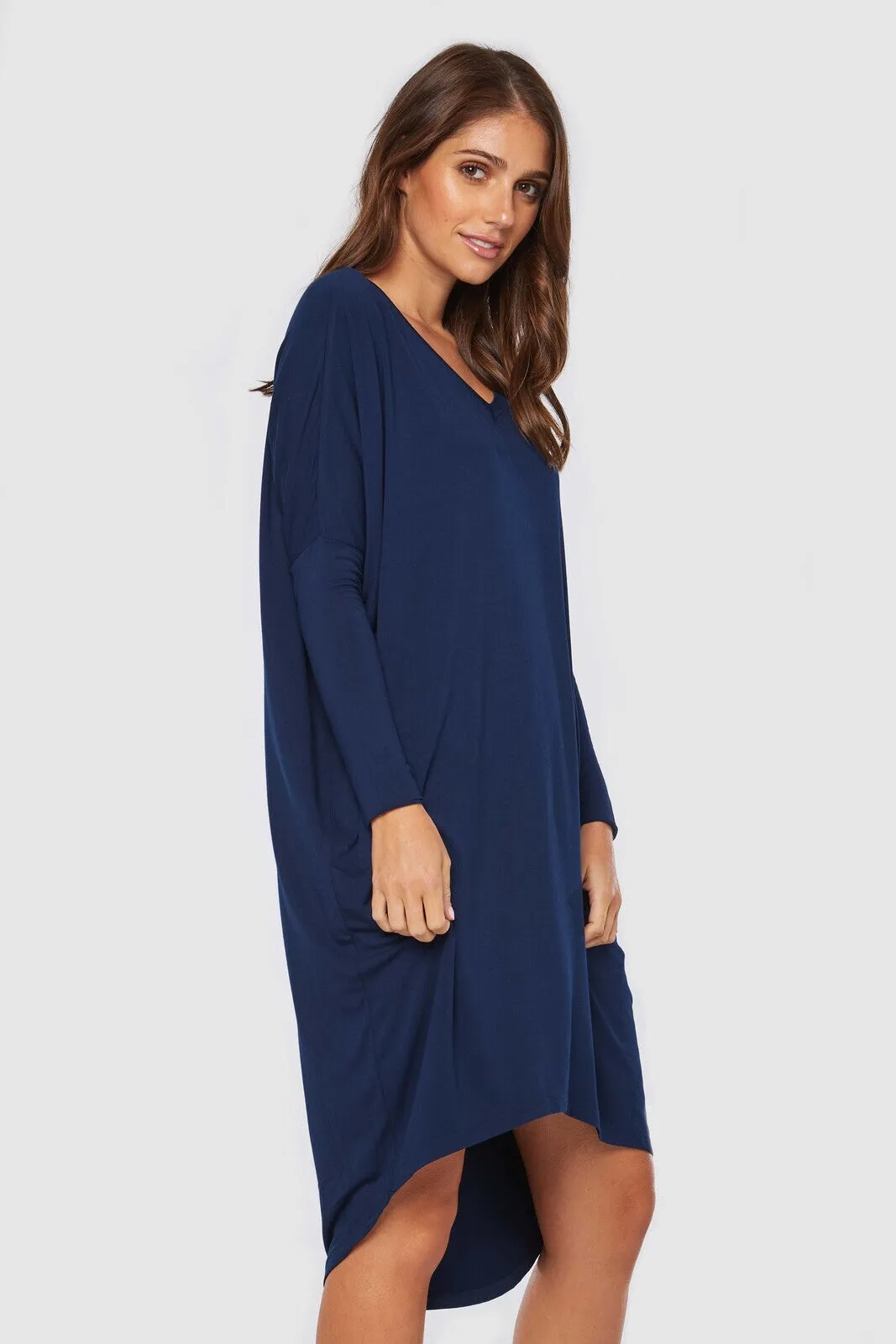 Catherine Dress - Navy