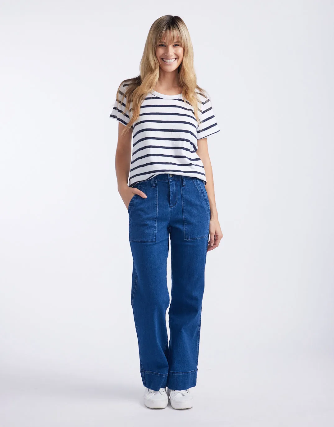 Celeste Wide Leg Jeans  - Midwest Blue