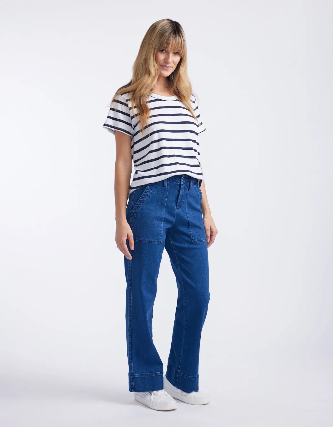 Celeste Wide Leg Jeans  - Midwest Blue