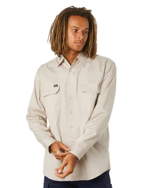 Cool Lightweight Drill Shirt LS - Sand