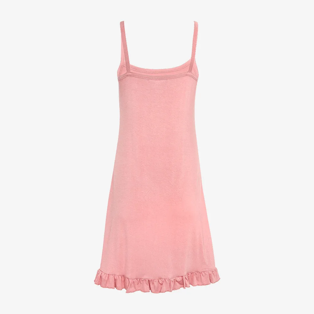 Dusty Rose Women's Sleeveless Slip Dress