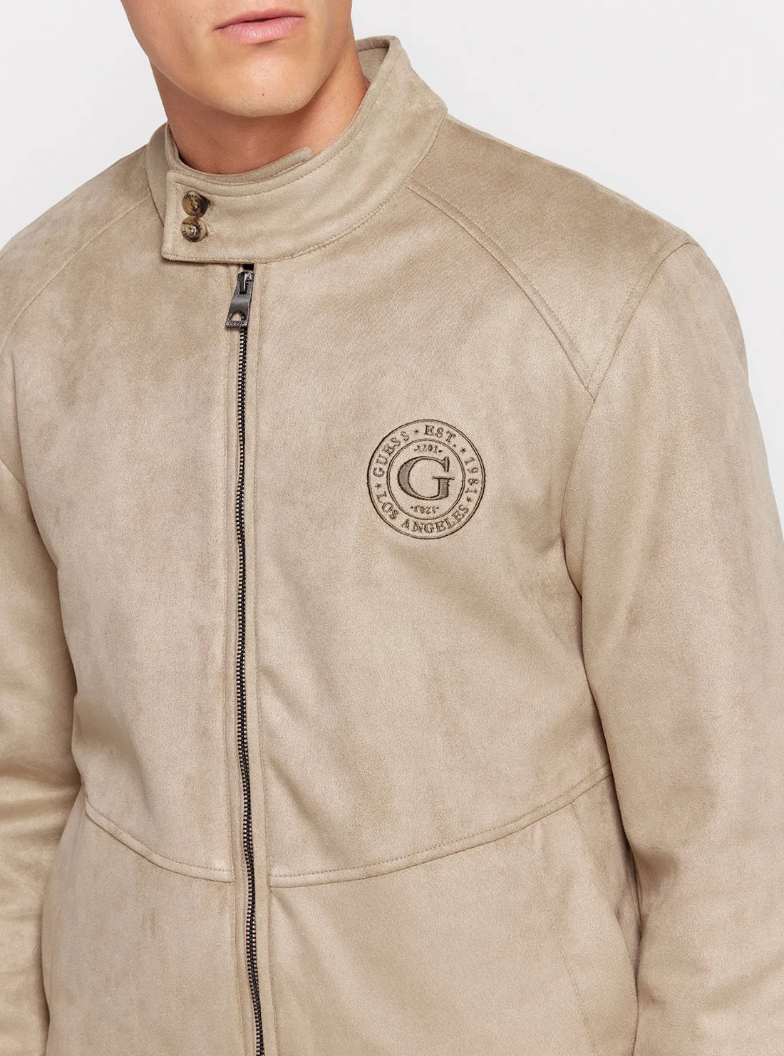 Eco Beige Harringtone Jacket