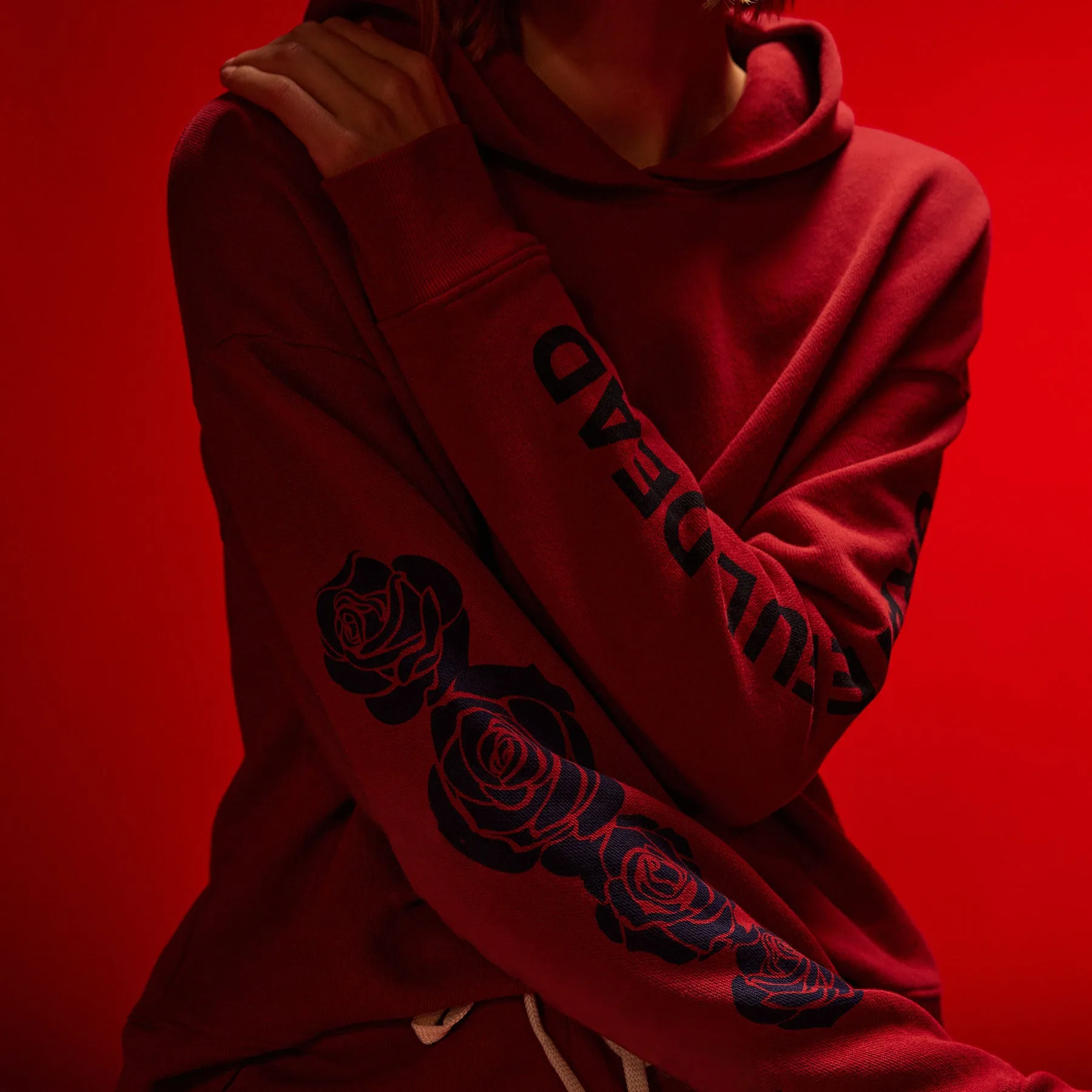 Grateful Dead Rose Hoodie - Sunstone/Deep