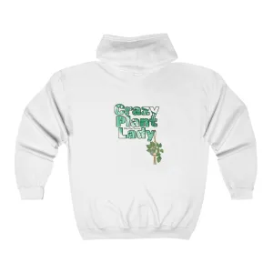 Heavy Blend™ Full Zip Hoodie | Crazy Plant Lady | Tiny Zen Gardens