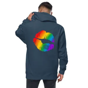 Lipstick Lounge Rainbow Logo Zip Up Hoodie