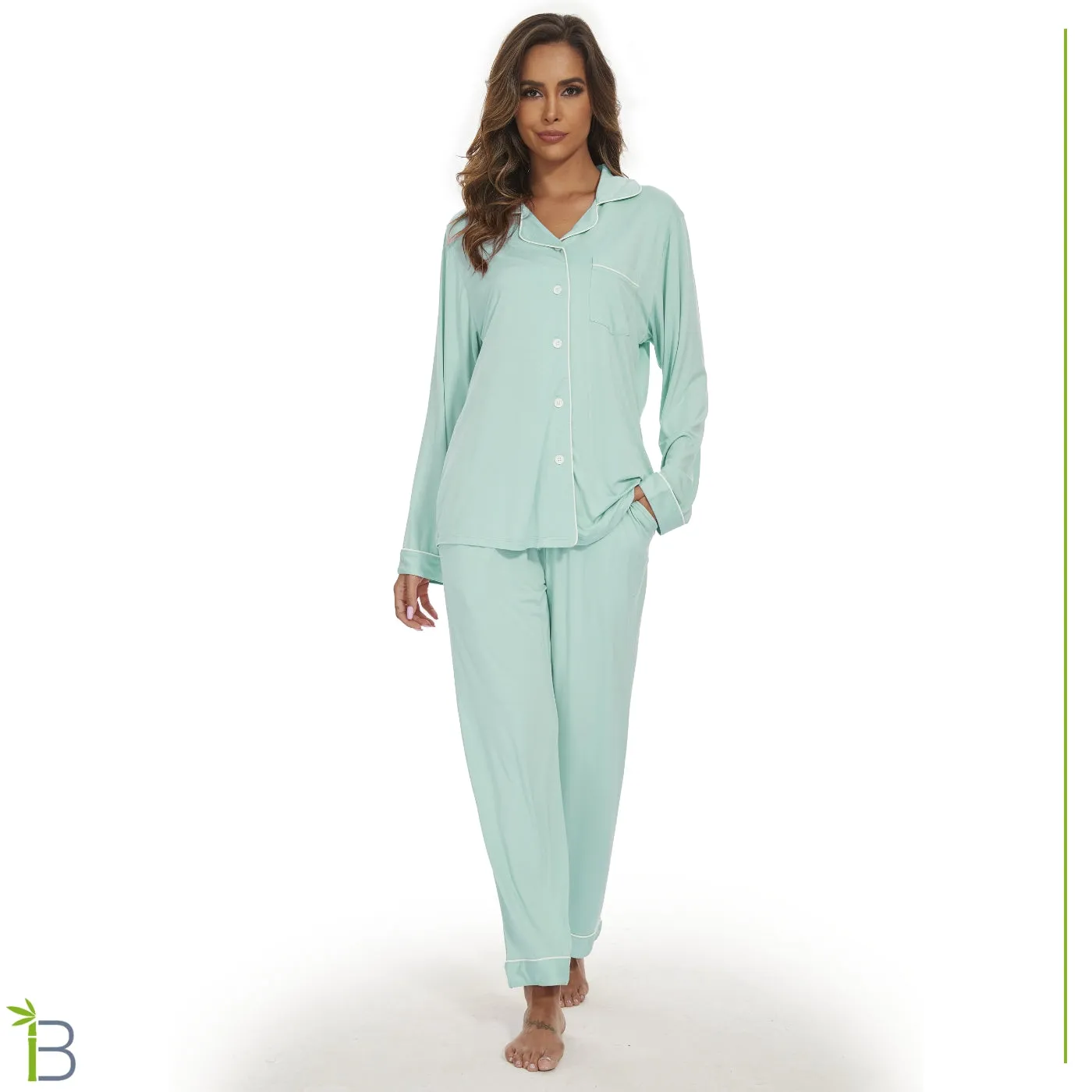 Long Sleeve Bamboo Viscose Pajama Set