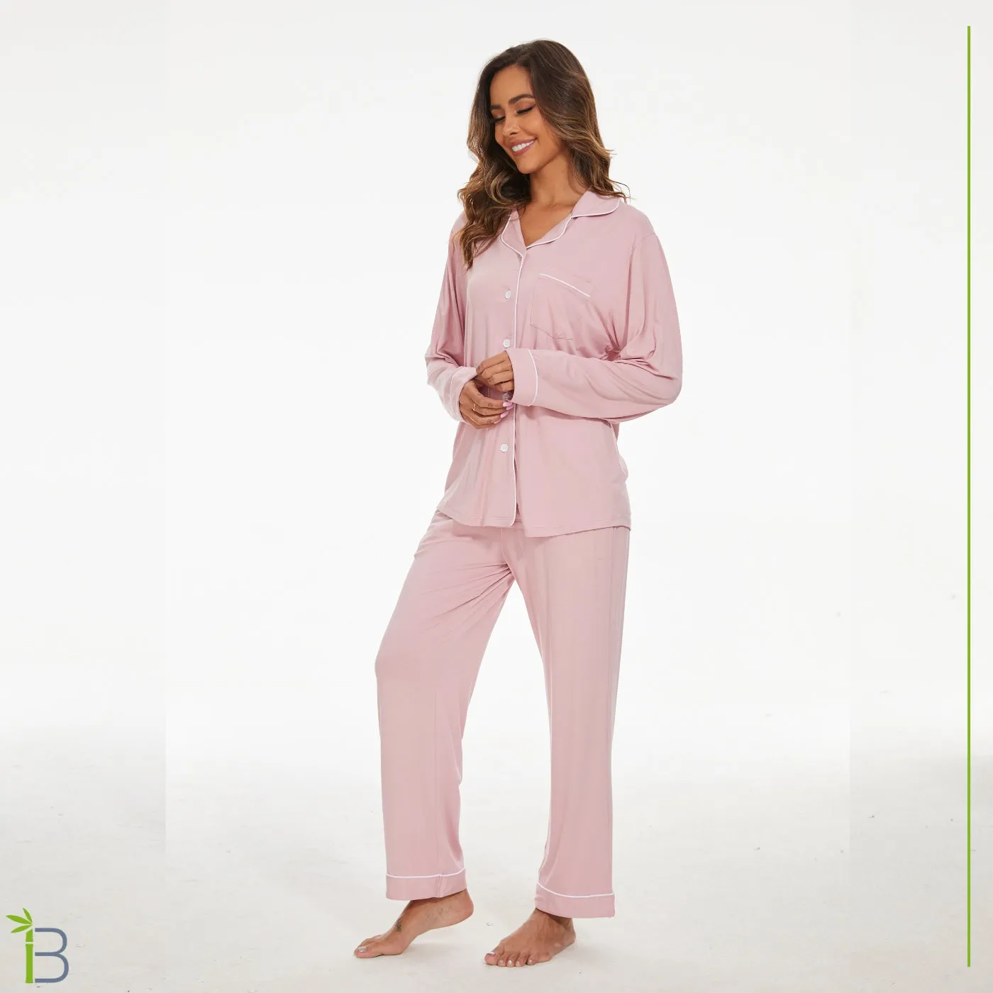 Long Sleeve Bamboo Viscose Pajama Set