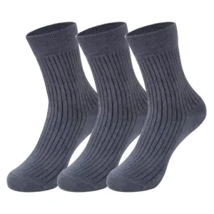 Mush Ultra-Soft, Odorless, Breathable Bamboo Calf Length Formal Socks (Dark Grey, 3)