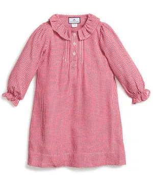 Red Mini Gingham Victoria Nightgown