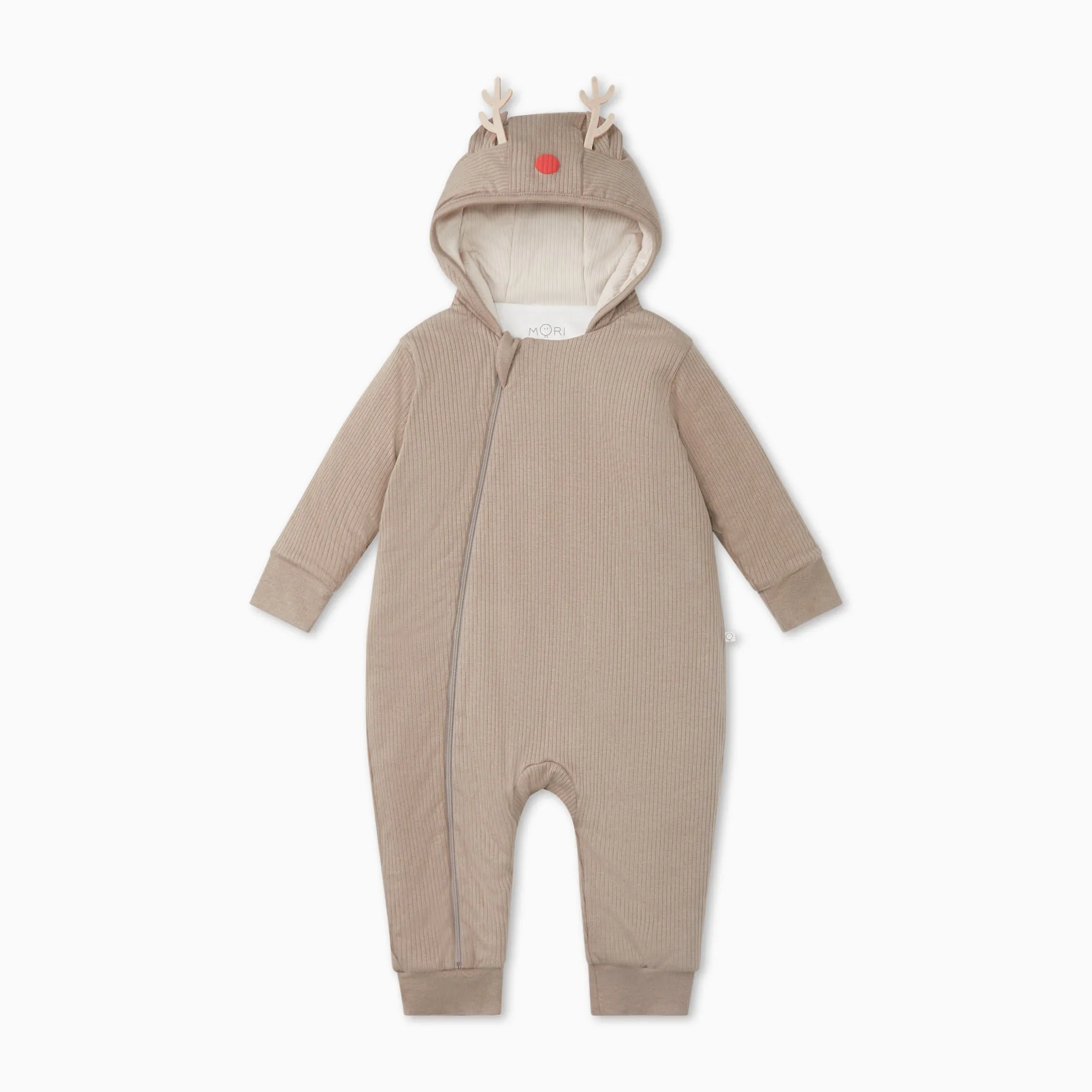 Reindeer Ribbed Pramsuit