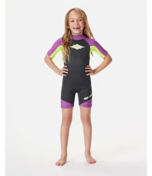 Ripcurl Groms Omega Back Zip Springsuit (2024) - Purple