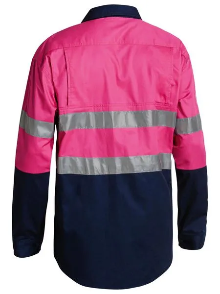 Taped Two Tone Hi Vis Cool Lightweight Long Sleeve - BS6896