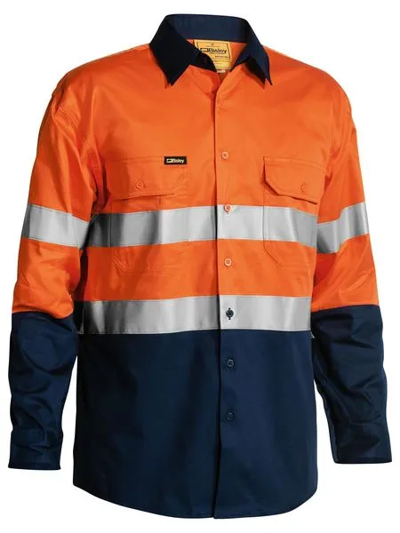 Taped Two Tone Hi Vis Cool Lightweight Long Sleeve - BS6896