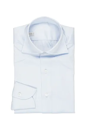 The Armoury Blue Lightweight Cotton Oxford Spread Collar Shirt