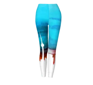 Toronto CN Tower Sunset Leggings