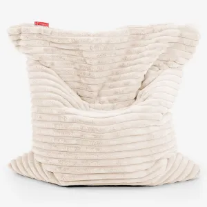 XL Pillow Beanbag - Ultra Plush Cord Cream