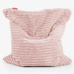 XL Pillow Beanbag - Ultra Plush Cord Dusty Pink